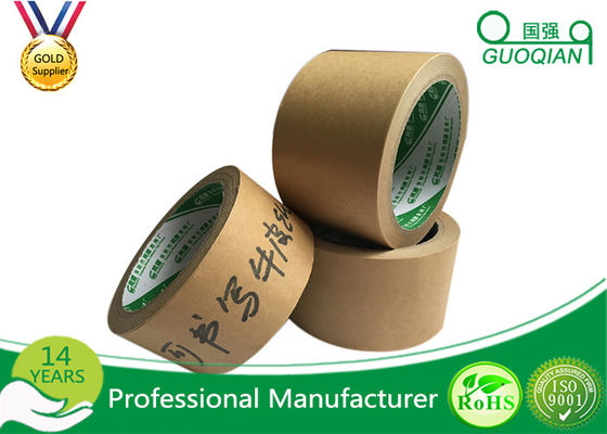 중국 브라운 색깔 꽃 종이 테이프 포장 판지를 위한 관례에 의하여 인쇄되는 Diy Kraft 접착제 협력 업체