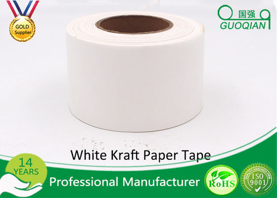 중국 백색 방수 Gummed 자동 접착 Kraft 종이 테이프 물에 의하여 활성화되는 테이프 협력 업체